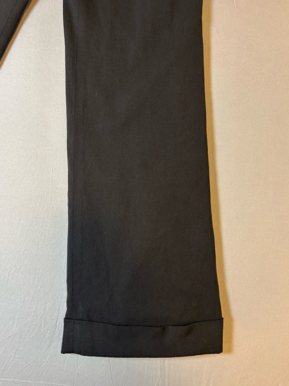 Women’s Like New Wool Banana Republic Cuffed Wide Leg Pants Size 4 - Picture 7 of 7